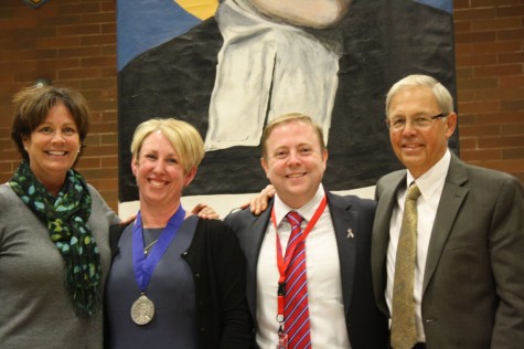 Heroic Vow Assembly Honors Seniors and Teacher of the Year