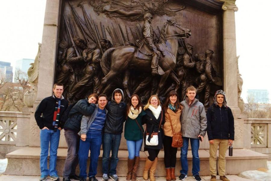 La Salle students on the 2013 Harvard Model Congress trip.