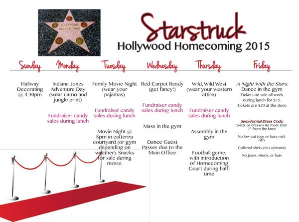 Looking Ahead to Homecoming Week and a New Fundraiser