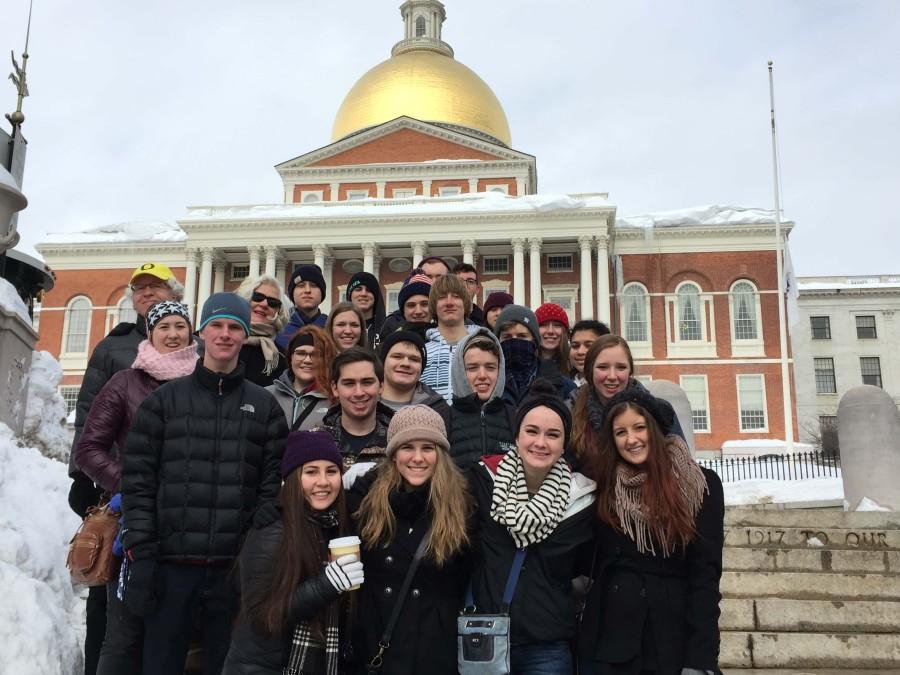 Students from the 2015 La Salle Harvard Model Congress trip.