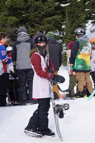 Senior Kiana Christensen Soars on the Slopes