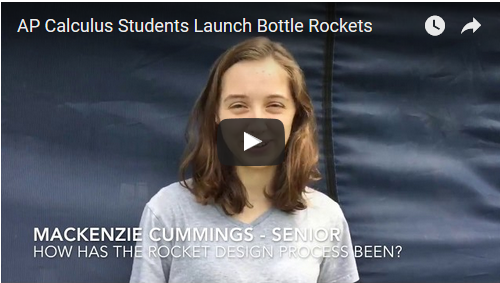AP Calculus Students Launch Final Project: Bottle Rockets