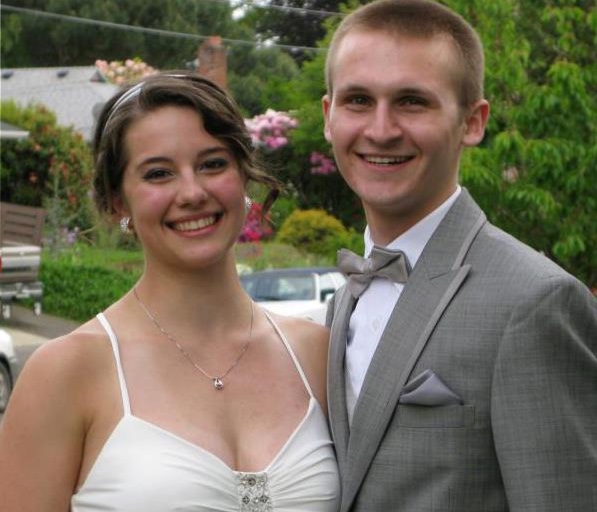 Mr. Banks and Josie Oleson began their relationship at La Salle. Here they are pictured at their senior prom.