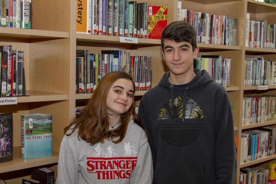 Sophomore exchange students Alicia Merayo Alonso and Jorge Carbonero Asin are here through Friday, March 8.