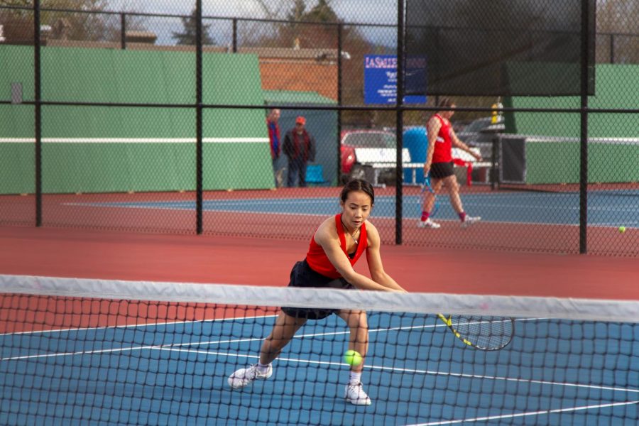 Spring Sports in Action: Varsity Girls Tennis Takes On Grant