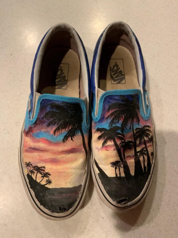 painting old shoes