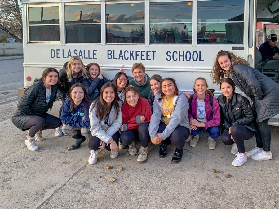 A group of 13 La Salle seniors traveled to Browning, Montana to volunteer at De La Salle Blackfeet School from Oct. 12 to Oct. 19.