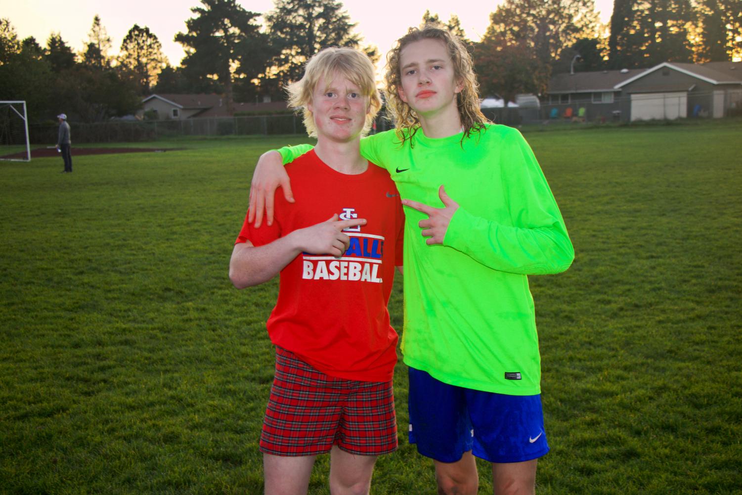 Junior+Ian+Simmons+Celebrates+Being+the+Only+Junior+on+the+JV2+Boys+Soccer+Team