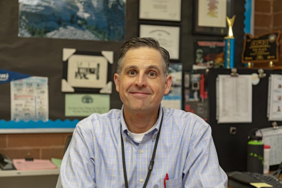 Mr. Michael Doran, social studies teacher, is the head coach of the speech and debate team.