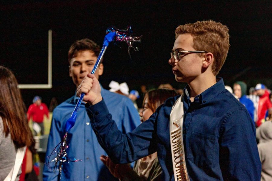 Silas Petersen was voted onto homecoming court and became the first Lasallian Star during his senior year.