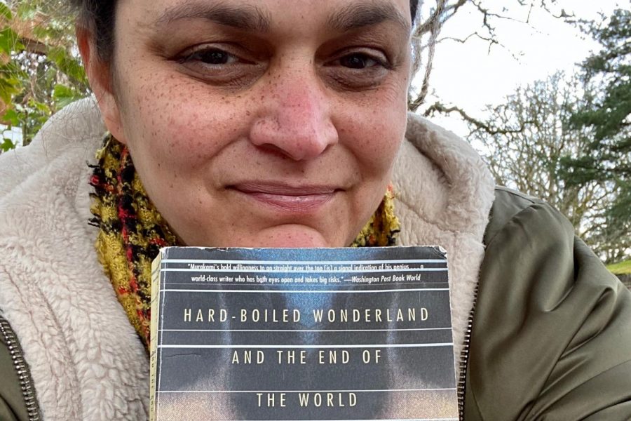 The book Hard Boiled Wonderland and the End of the World has a special significance to Ms. Cha, as it started the first conversation that she ever had with her husband.