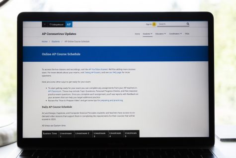 Having students take AP exams at home, especially with the new modified format, adds unnecessary concern and stress as they complete digital learning during quarantine.