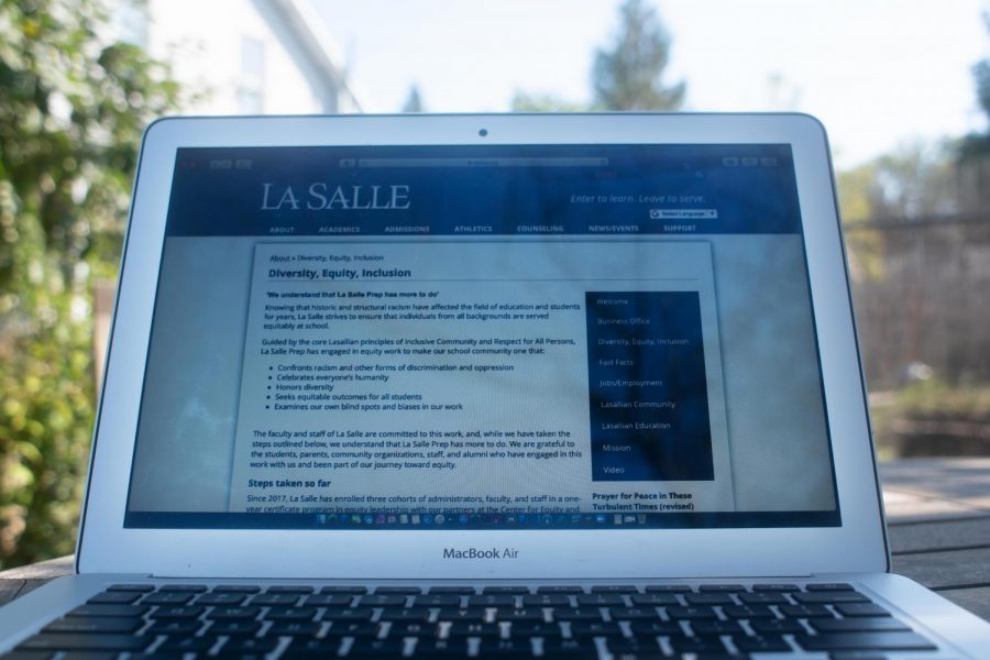 One of the changes that emerged this summer was the edition of a Diversity, Equity, and Inclusion page to La Salles website.