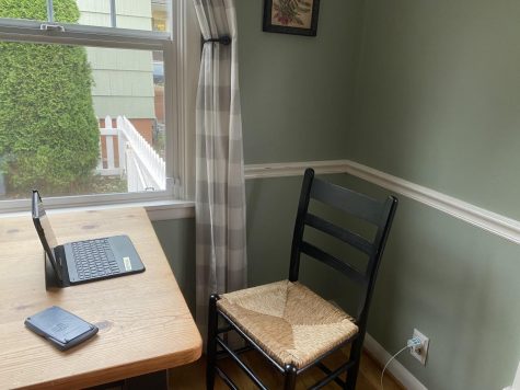 Junior Natalie Fuchs recommends that students “get a planner, and also probably minimize distractions,” to help stay on top of their assignments while learning from home.