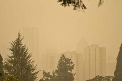 Across the state, scenes of smoke and ash clouded the skies, as a result of the wildfires that forced many people in the La Salle community to evacuate.