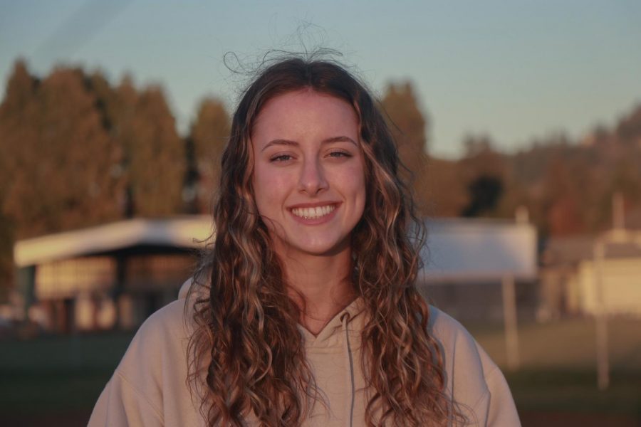 Joining the track and field team has allowed senior Abby Sheets to compete with her friends and have an “overall good time,” she said.