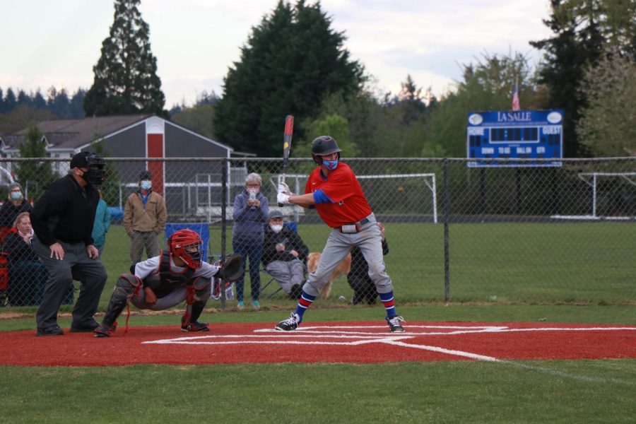 La Salle goes to bat against Lincoln in their seventh game.