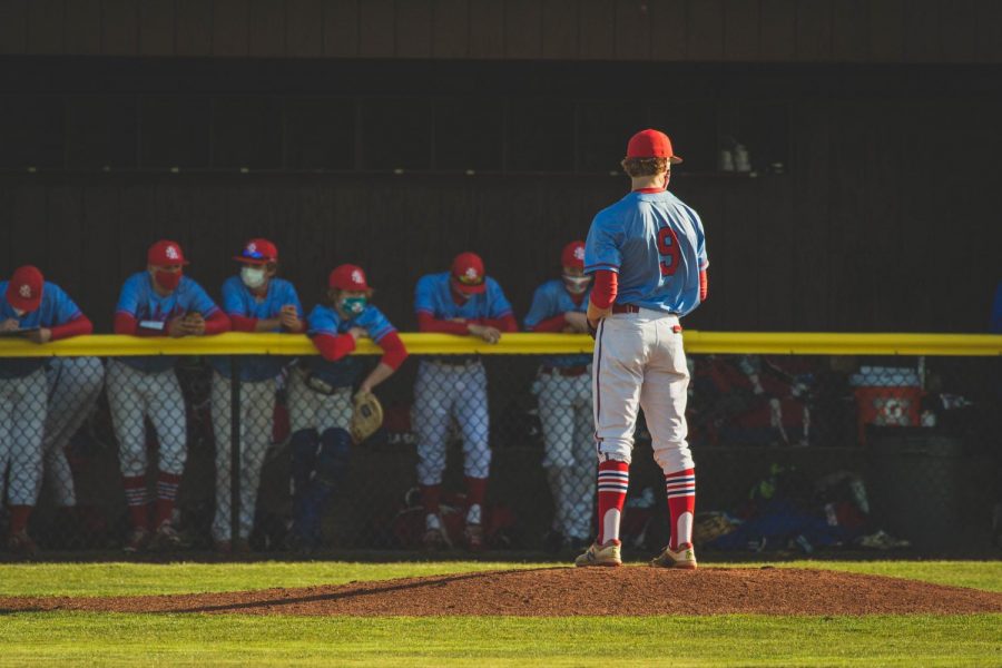 The baseball team had its first game on April 13, and won 7-1. “We had David Jensen pitching, and it definitely all came together,” Aidan O’Brien said. “It was great.”