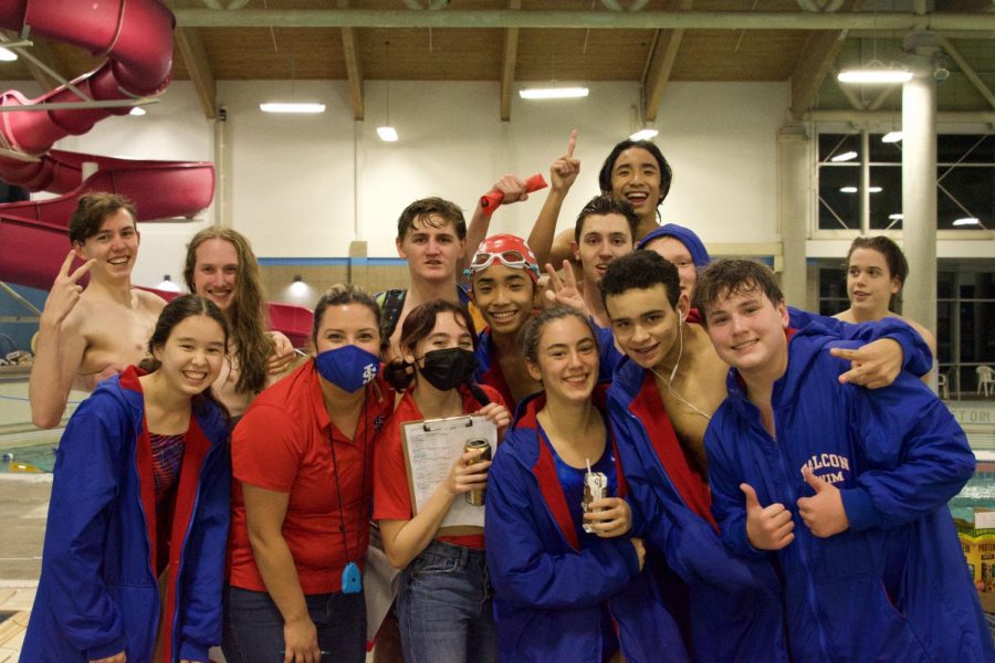 The swim meet on Friday, Dec. 10 was one of the first of many this season.