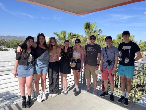 The group visited the Los Angeles County Museum of Art (LACMA), where they were able to explore exhibits including the Black American Portrait exhibit and Barbara Kruger’s “Thinking of You. I Mean Me. I Mean You.” exhibit.