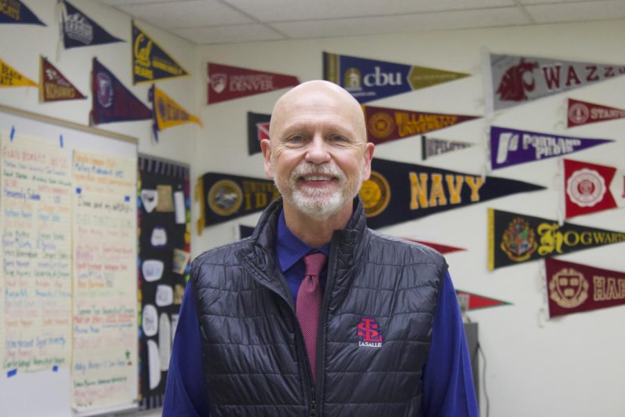 “I’ve learned that it’s more important to develop relationships first and then teach from that relationship,” math teacher Mr. Larry Swanson said.