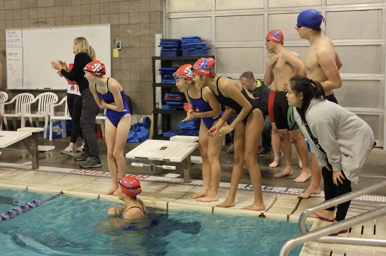 Photo+Story%3A+La+Salle+Swim+Competes+in+First+Official+Meet+of+the+Season