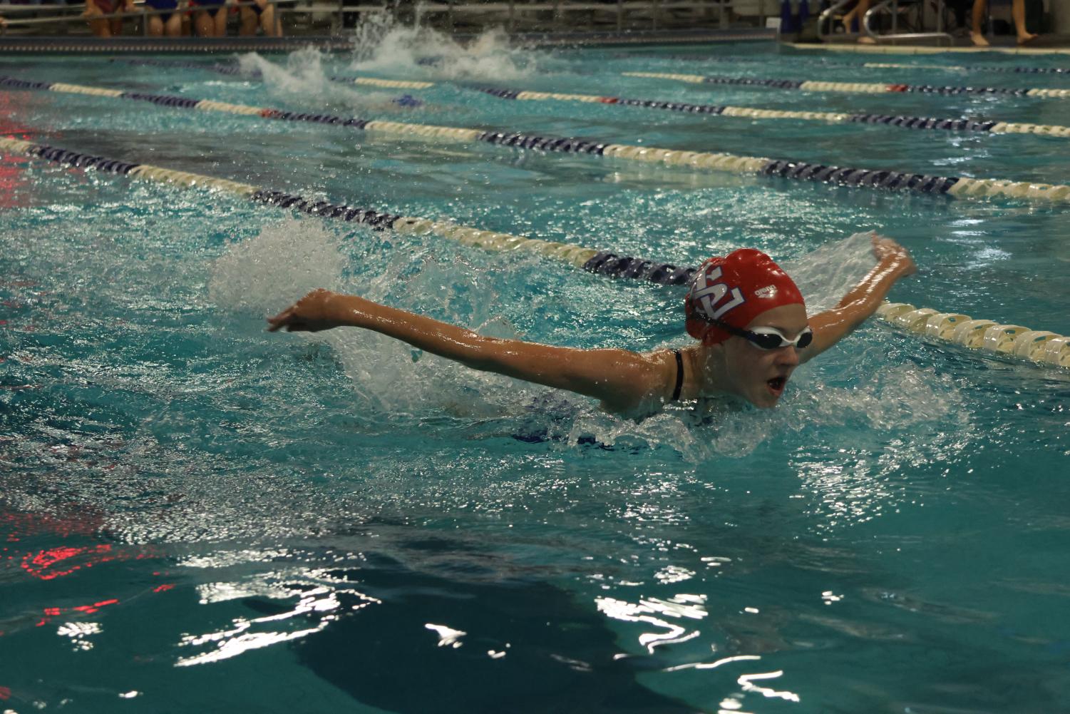 Photo+Story%3A+La+Salle+Swim+Competes+in+First+Official+Meet+of+the+Season
