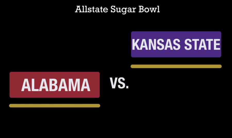 The Alabama Crimson Tide and Kansas State Wildcats will have a head-to-head matchup on New Year’s Eve at nine am Pacific time for the Allstate Sugar Bowl. The game will be played at the Caesars Superdome in New Orleans, Louisiana, and will air on ESPN.