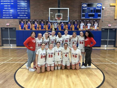 On Tuesday, Feb. 28, the La Salle JV girls basketball team ended their season with a win against Centennial High School.