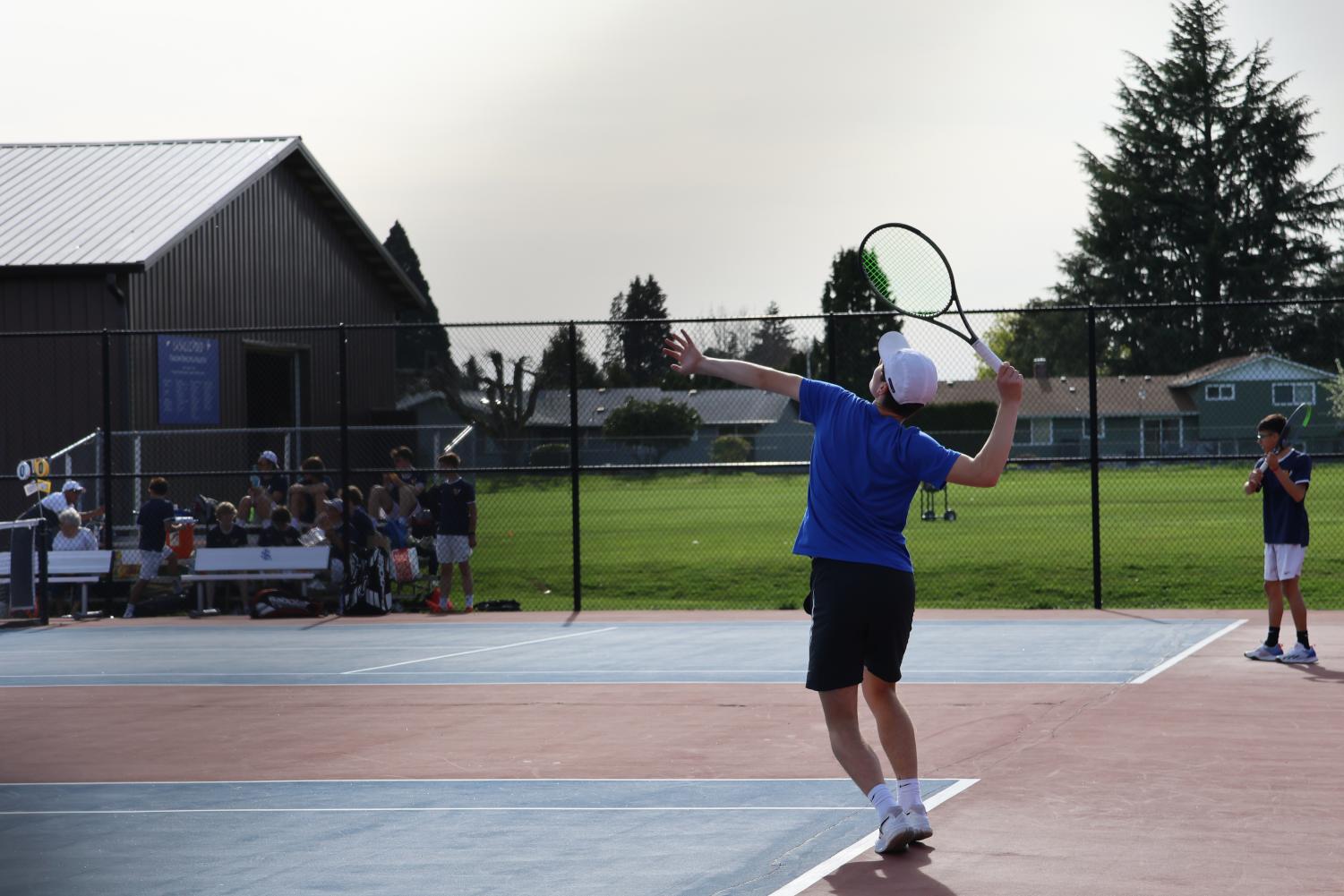 Photo+Story%3A+The+Boys+Tennis+Team+Triumphs+in+Last+Home+Match+of+Season