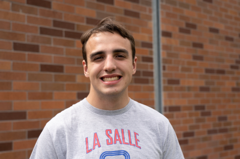 Junior Jon Pinto is enjoying his first year of sports at La Salle, participating in football, javelin, and discus. 