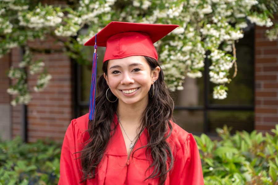 Salutatorian Catie Tassinari has always strongly valued time spent with her family, so she’s grateful that she’s going to be close by during her next four years at Oregon State University. “You’re still making your own way, but you’re close enough where you can go home if you need to,” she said. 