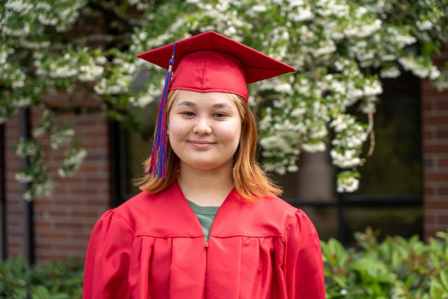 Throughout her academic career, valedictorian Ellie Sandholm feels her family has been a great source of support. “My family has definitely pushed me to be the best that I can,” she said. 