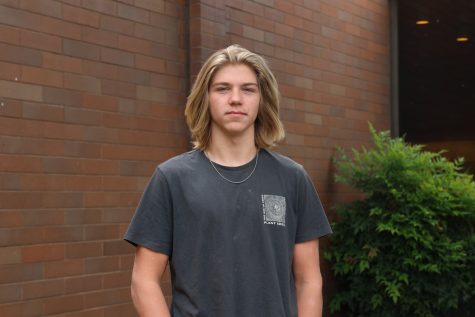 Freshman River Nichols made varsity tennis in his first year playing the sport competitively