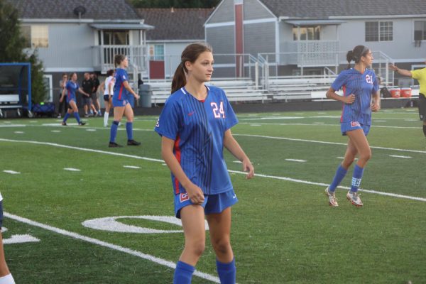 Through soccer, Esme Ryznar has formed relationships with many people including sophomore Madeline Schneider, who she is still friends with today.