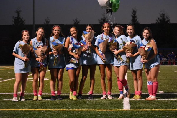 Before the game all nine seniors were celebrated in honor of their dedication to La Salle’s soccer program.
