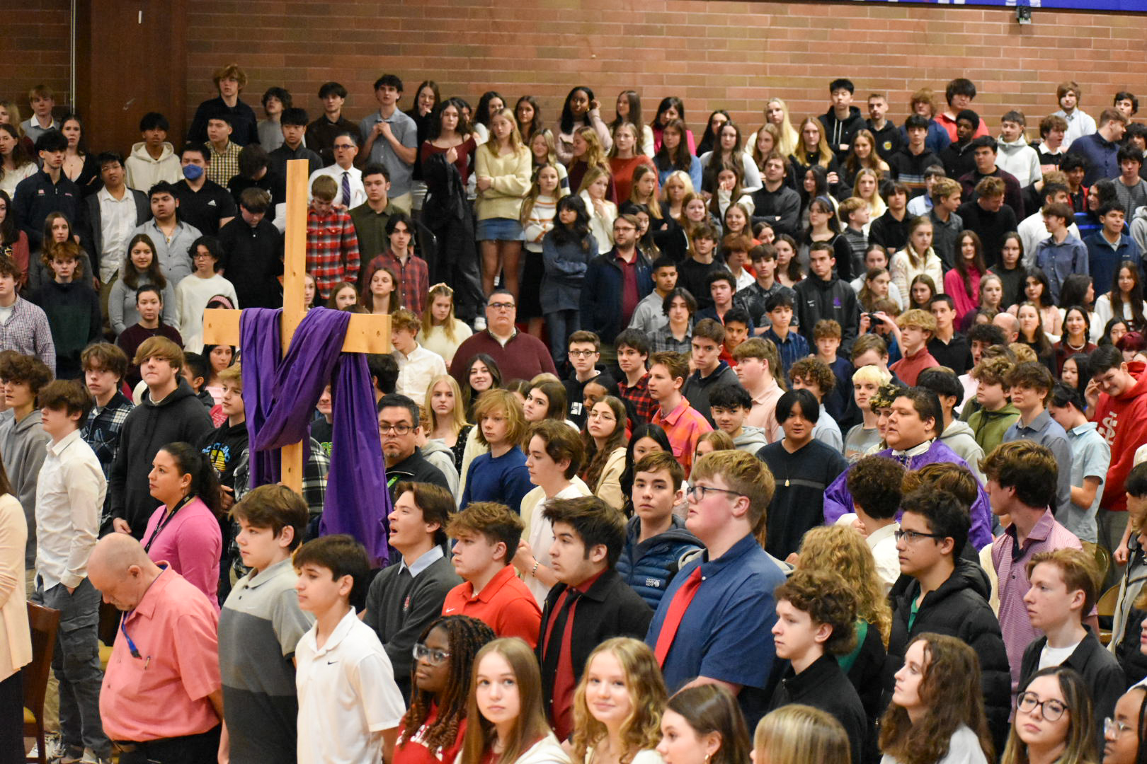 La+Salle+Marks+the+Beginning+of+Lent+With+Ash+Wednesday+Mass