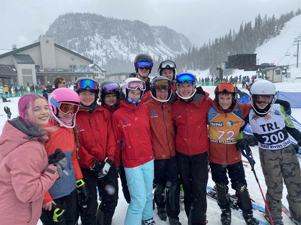 With the addition of a member during the season, the ski team placed third in league.
