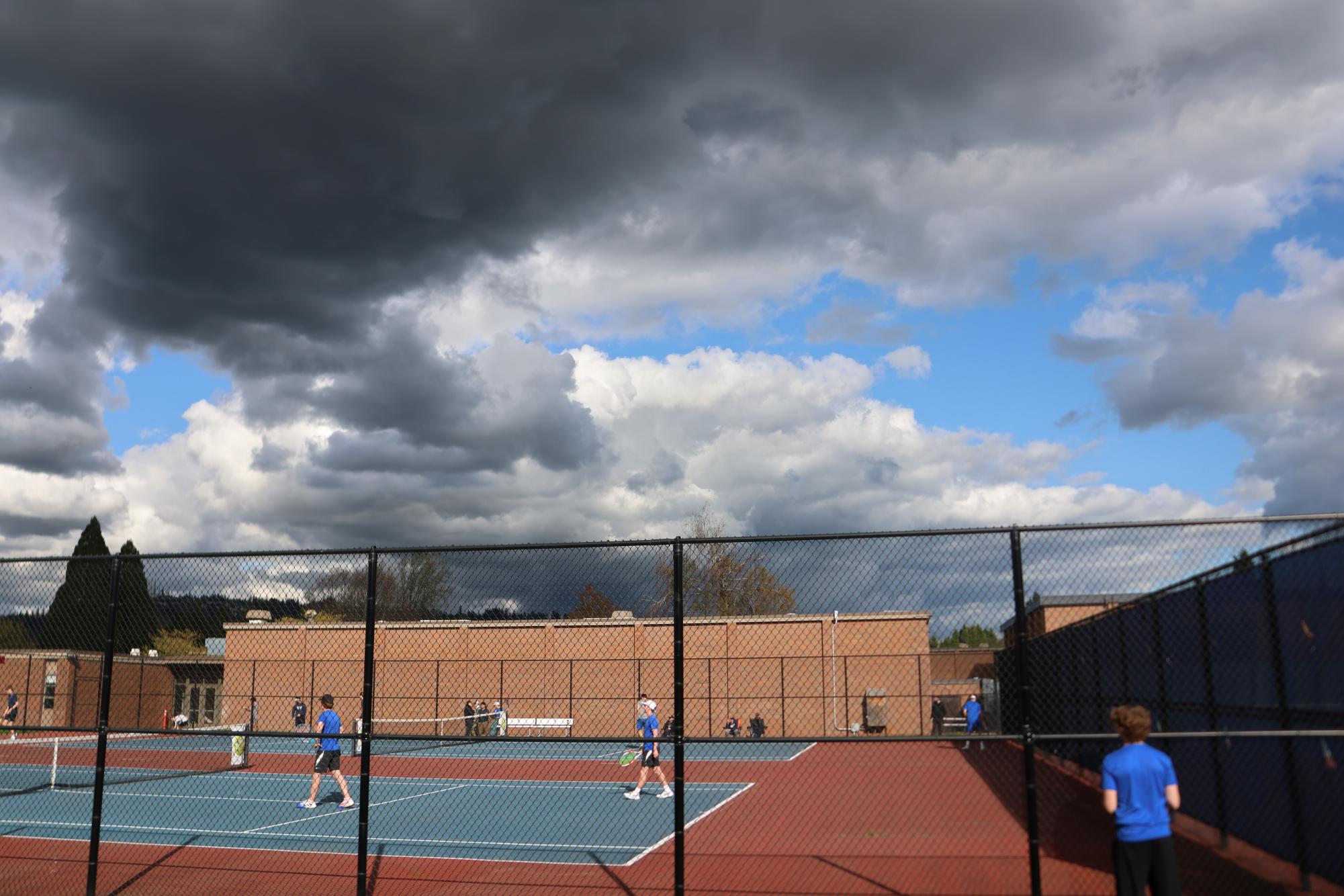 Photo+Story%3A+Boys+Tennis+Team+Competes+Under+the+Cloudy+Sky