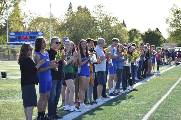 As part of their first and only home meet of the season, La Salle’s track and field team held their senior night on Tuesday, April 23.
