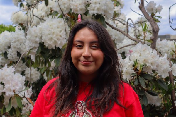 Senior Angelina Lopez was born in Oregon and has always lived here, having attended St. Therese Catholic School for elementary and middle school. However, her middle school experience was disrupted by the COVID-19 pandemic, which forced the school to hold her classes and graduation remotely.