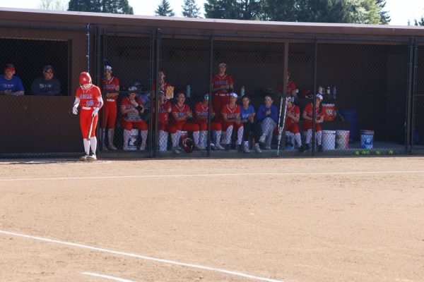 The La Salle varsity softball team played a close game against Canby High School on Friday, April 19. 