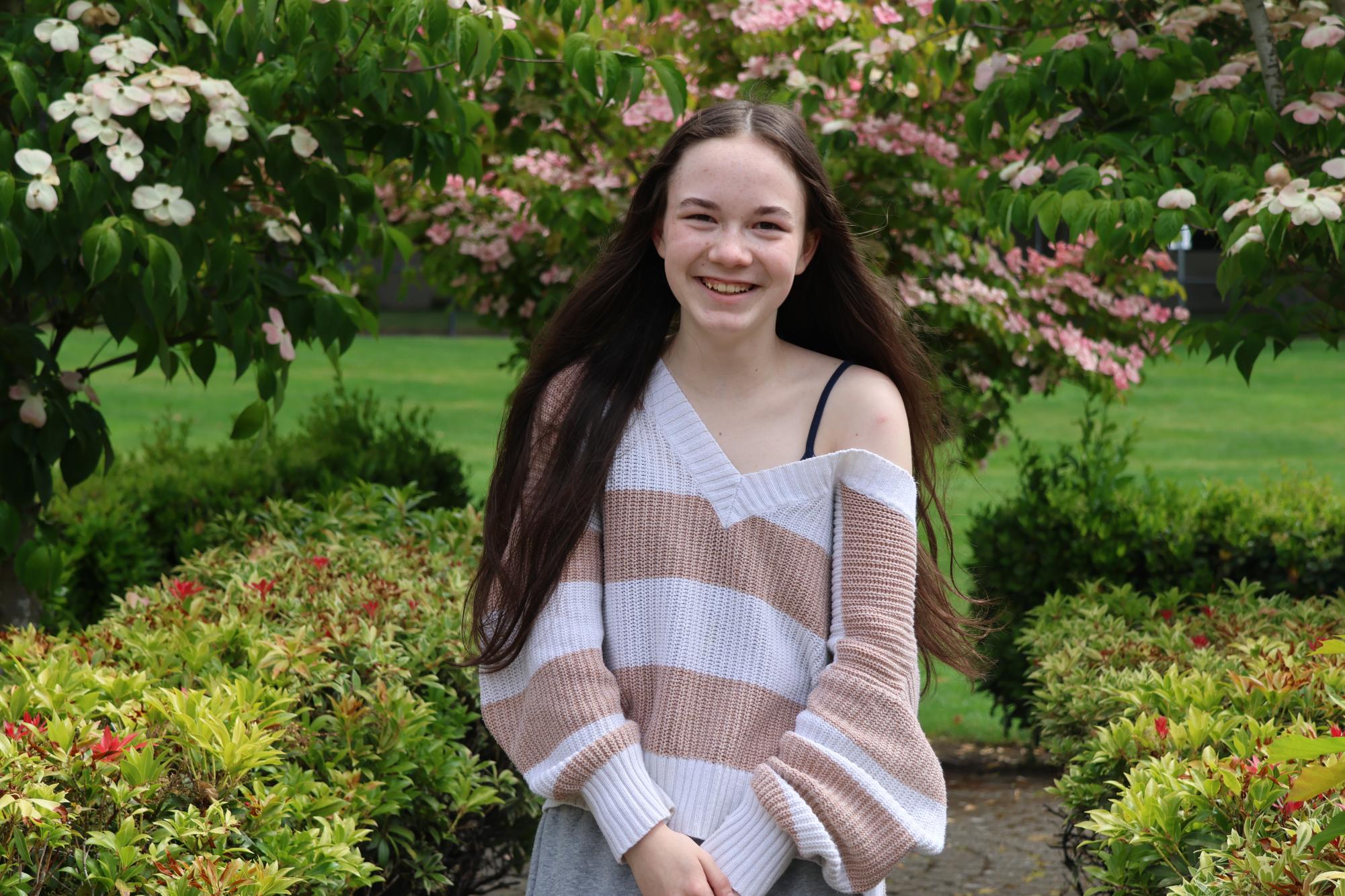 Coming from Holy Family Catholic School, freshman Kiera Olson followed in the footsteps of her older brothers to La Salle, and in doing so learned how to find her voice, try new things, and be comfortable with whatever life may take her. 