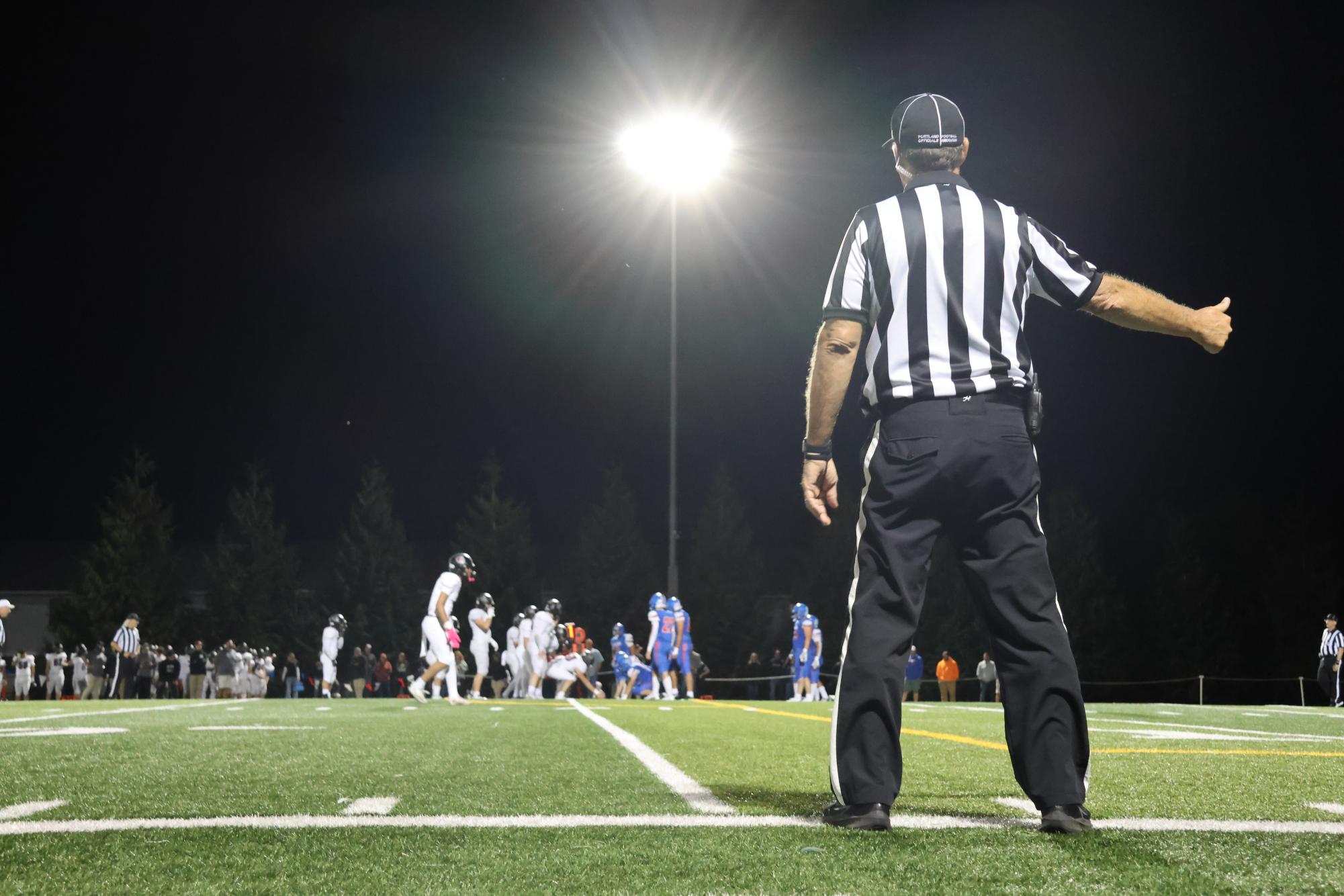 Photo Story: Varsity Football Team Loses Home Game to Glencoe, 20-27