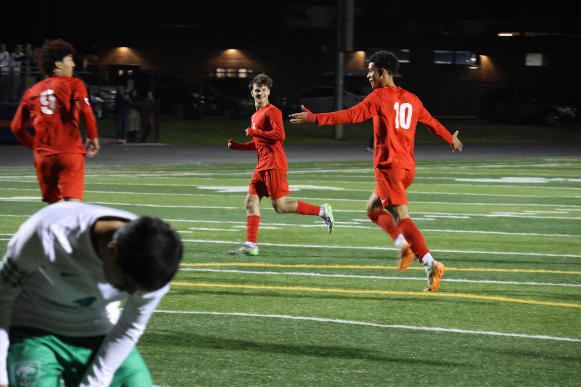 Photo Story: Boys Varsity Soccer Steamrolls Parkrose 7–1 on Senior Night