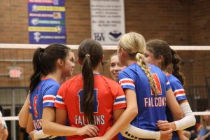 La Salle’s varsity volleyball team has two traditions they do before every game which are a dance tunnel and a ‘hey dude’ chant that help get the energy level high before games. 