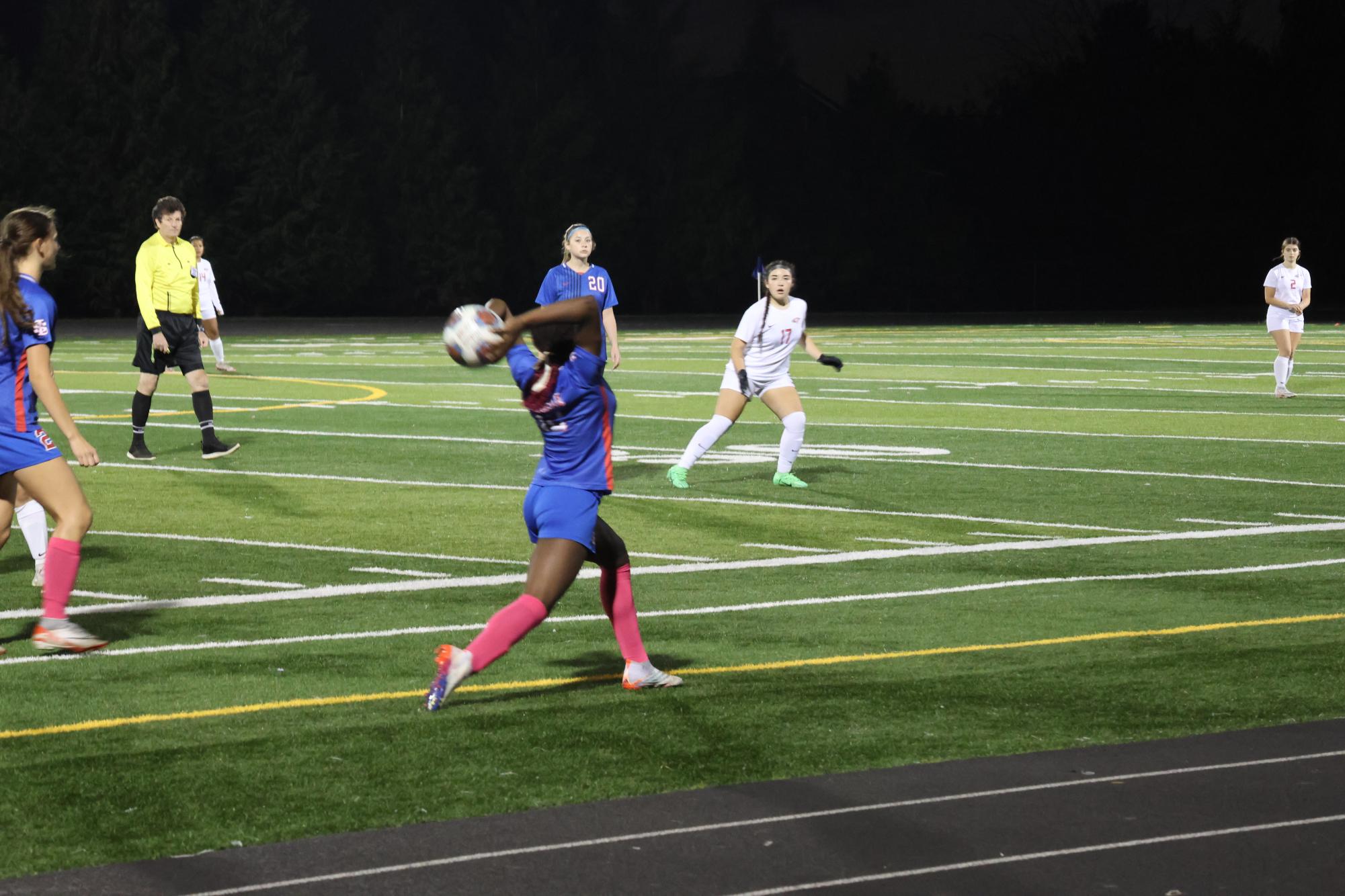 Photo Story: The Varsity Girls Soccer Team Celebrates Senior Night With a 6–0 Win