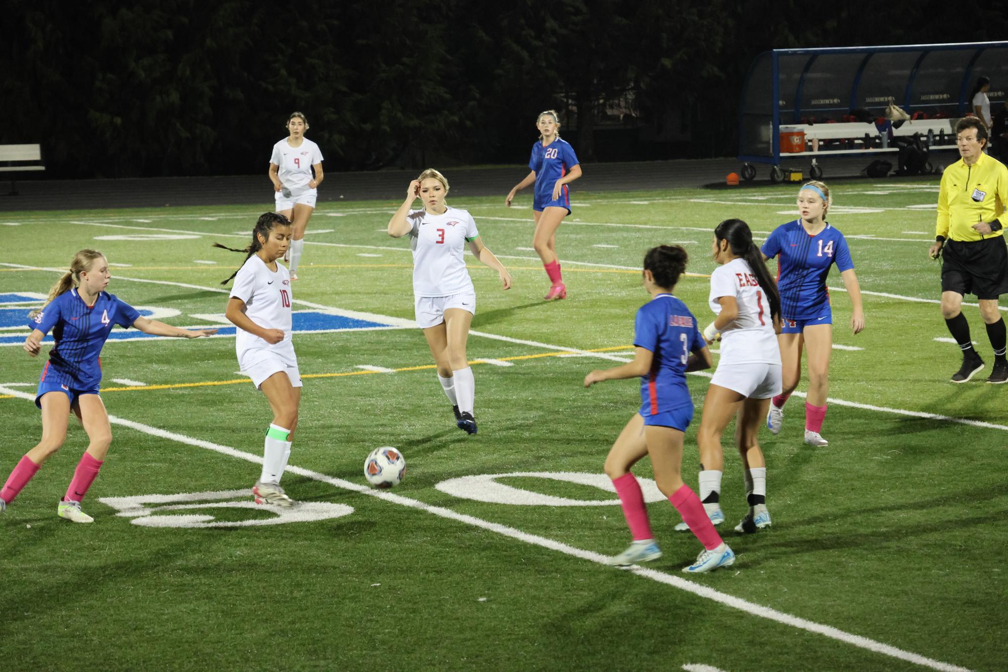 Photo Story: The Varsity Girls Soccer Team Celebrates Senior Night With a 6–0 Win