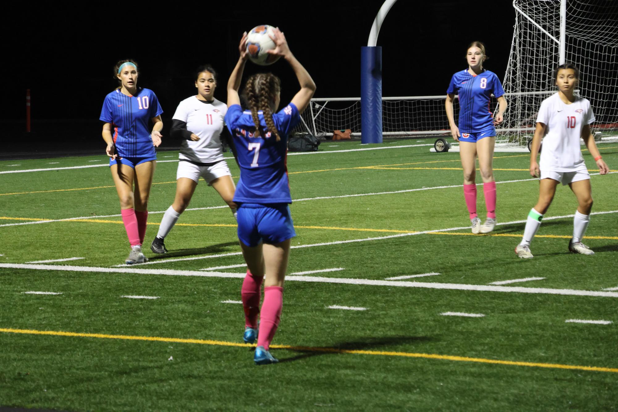 Photo Story: The Varsity Girls Soccer Team Celebrates Senior Night With a 6–0 Win