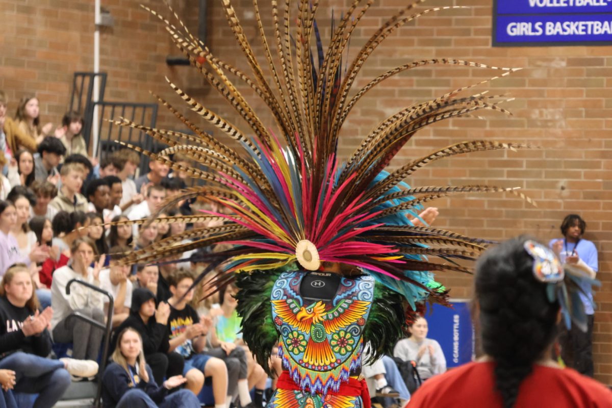 Director of Community and Student Leadership Ms. Adriana Noesi shared that her hope for the Latiné/Hispanic Heritage Month assembly was to bring focus on a “personal story and then a cultural element.”